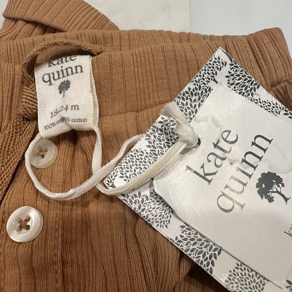 NWT Kate Quinn Ribbed Brown Shorts - Picture 5 of 5